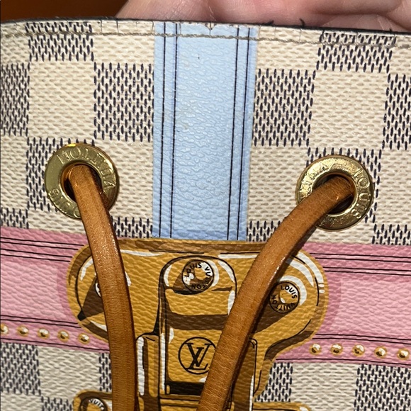 Louis Vuitton Damier Azur Summer Trunk 2018 Noenoe Limited Edition Bag - Picture 7 of 8